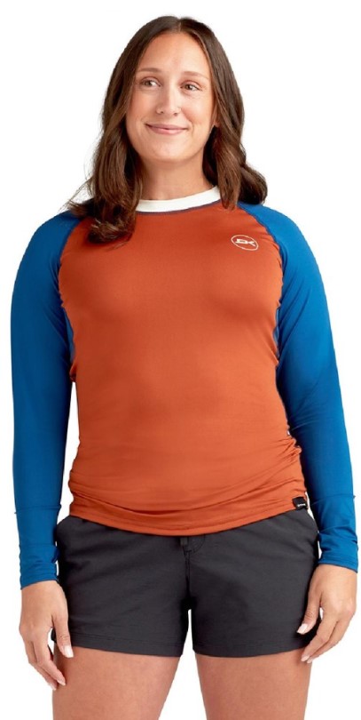 Orange Dakine Hd Snug Fit Long-sleeve Rashguard Damen Rei Coop