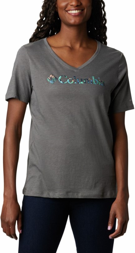 Columbia Mount Rose – Entspanntes T-shirt Für Damen – Anthrazit Rei Coop