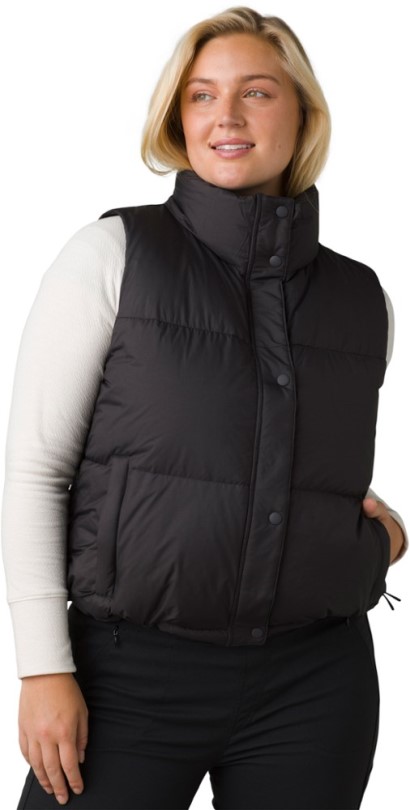 Prana Nieswurz Daunenweste Damen Rei Coop Charcoal
