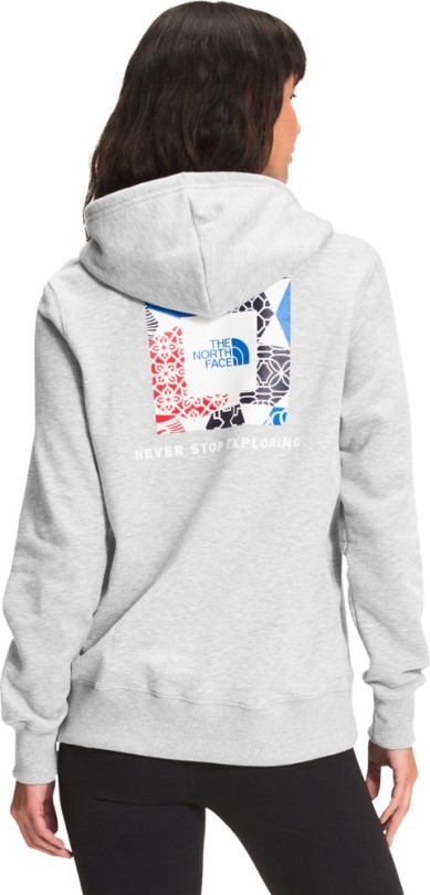 Rei Coop The North Face Box Nse Pullover Hoodie Damen Grau