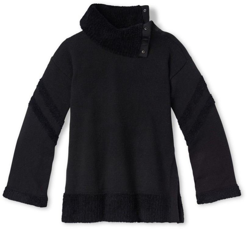 Rei Coop Smartwool Cosy Lodge Tunika-Pullover Damen Schwarz