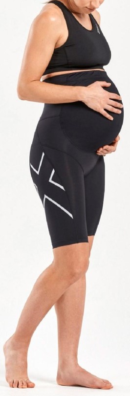 Rei Coop Schwarz 2xu Prenatal Active Umstandsshorts Damen