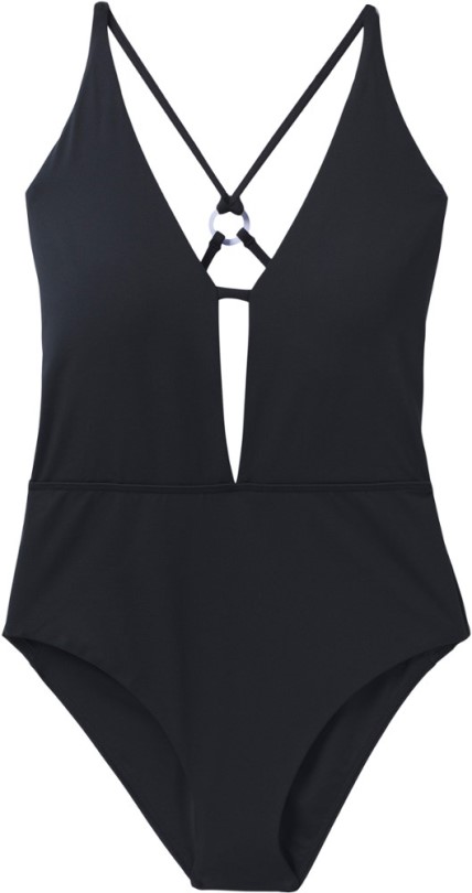Rei Coop Schwarz Prana La Plata Einteiliger Badeanzug Damen