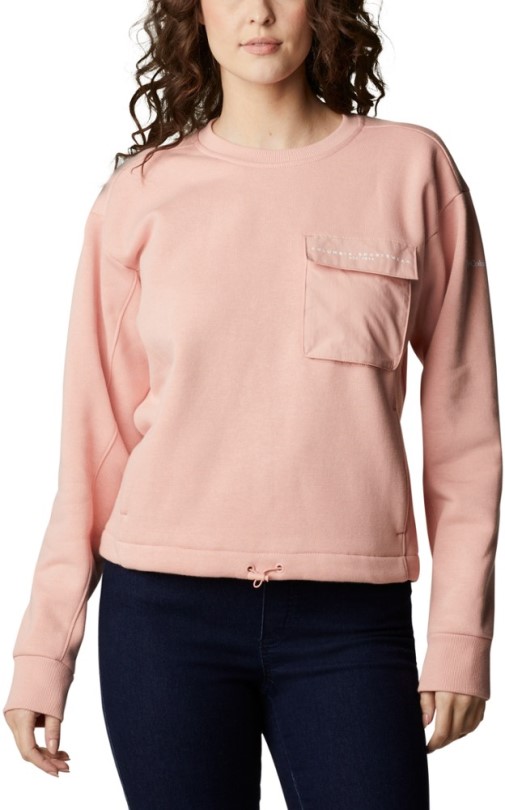 Faux Pink Rei Co-op Columbia Lodge III Crew Sweatshirt Damen