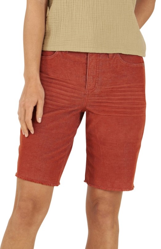 Carve Designs Oahu Hi Rise Shorts Damen 10 Schrittlänge Dunkle Koralle Rei Coop
