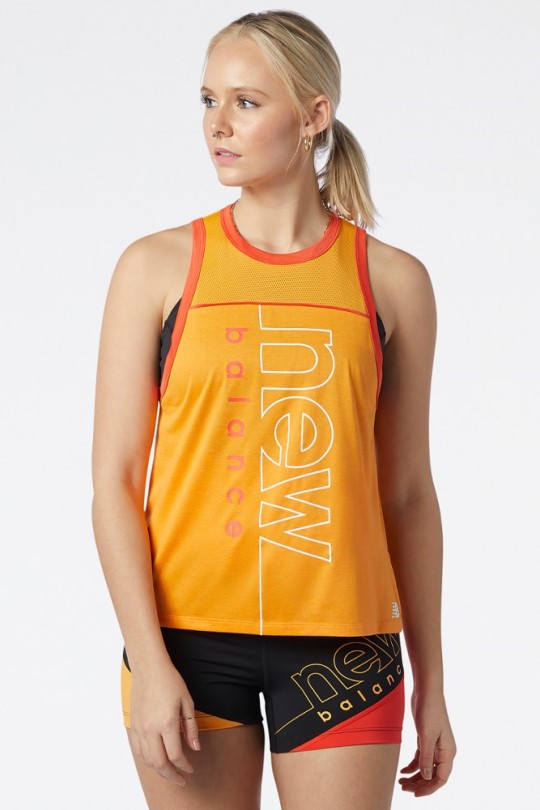 Habanero Rei Coop New Balance Bedrucktes Schnellflug-tanktop Frauen