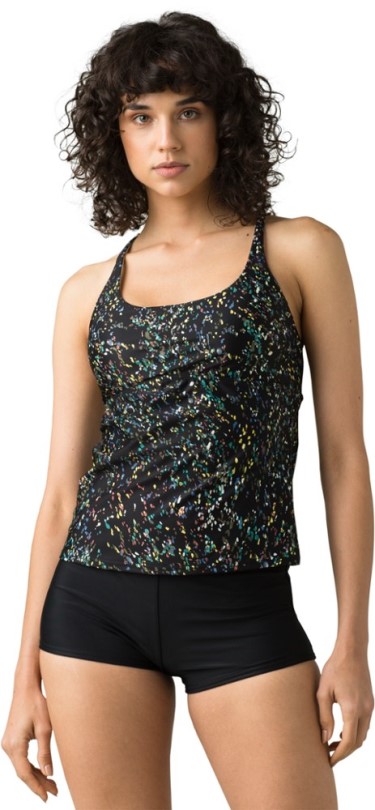 Prana Margot Tankini Badeanzug Top Damen Rei Coop Schwarz