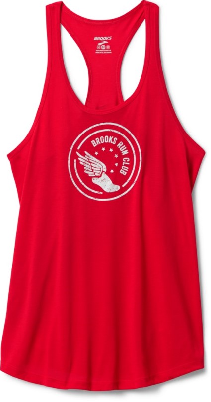 Brooks Distance Grafik Tank Top Frauen Rei Coop Rot