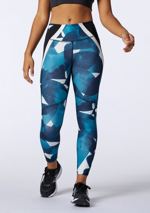 Sky Rei Coop New Balance Transform 7/8 Nbsleek Bedruckte Strumpfhose Damen