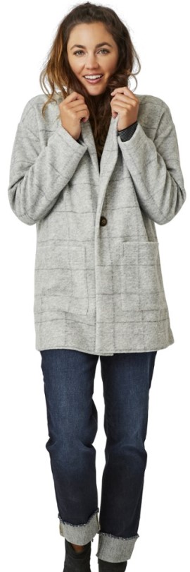 Rei Coop Grau Carve Designs Fairview Fleece-topper Damen
