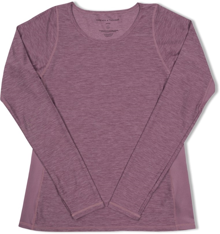 Mauve Dust Threads 4 Thought Steffie Base Layer Longsleeve Crew Top Damen Rei Co-op