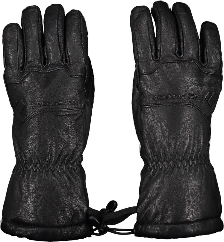 Schwarz Rei Coop Obermeyer Solstice Lederhandschuhe Damen