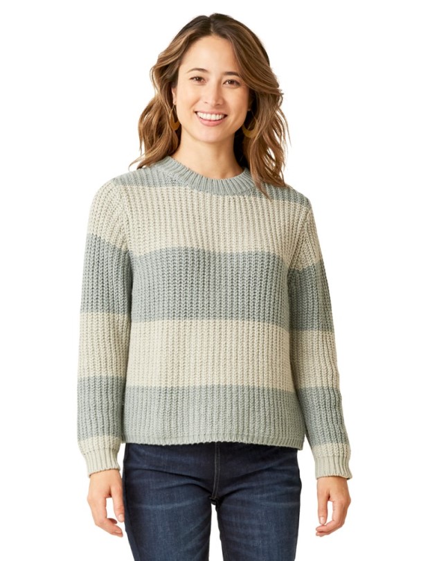 Carve Designs Walsh Gestreifter Pullover Damen Thyme Bold Rei Co-op