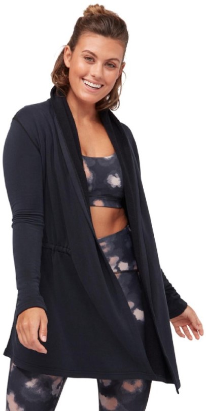 Schwarz Rei Coop Manduka Meditations-strickjacke Damen