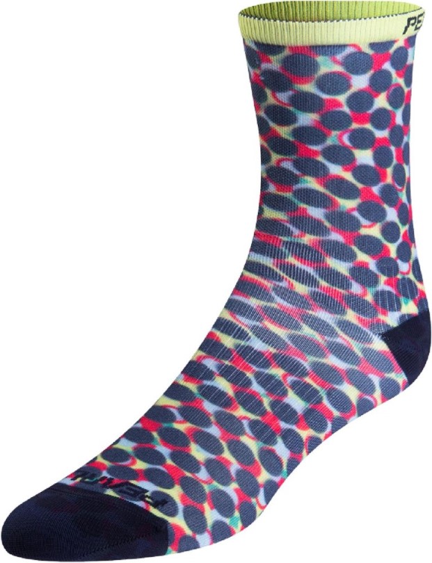 Sunny Lime Layer Dot Rei Co-op Pearl Izumi Pro Tall Radsocken Damen