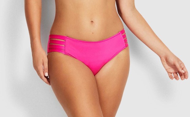 Pink Rei Co-op Seafolly Active Multi-Träger-Hipster-Badeanzughose Damen