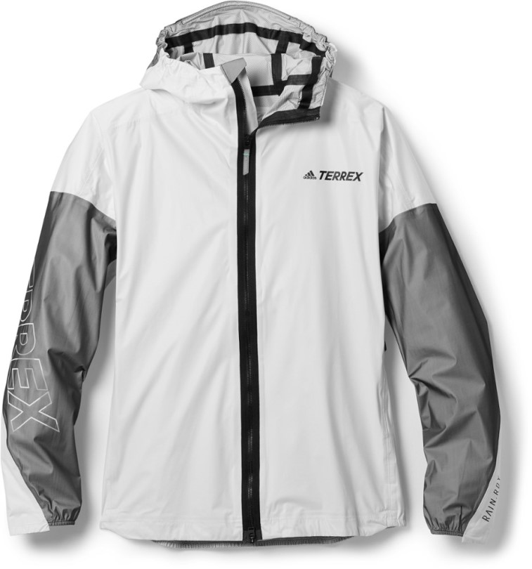 White Rei Coop Adidas Terrex Agravic Pro Trailrunning Regenjacke Damen