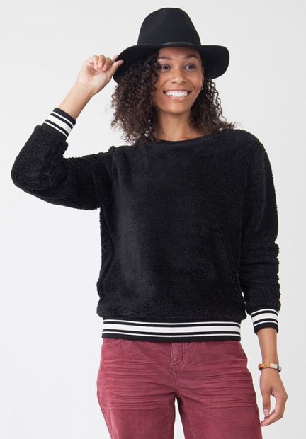 Carve Designs Windsor Top Damen Rei Coop Schwarz
