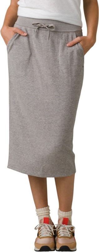 Rei Coop Prana Kuscheliger Midirock Grau