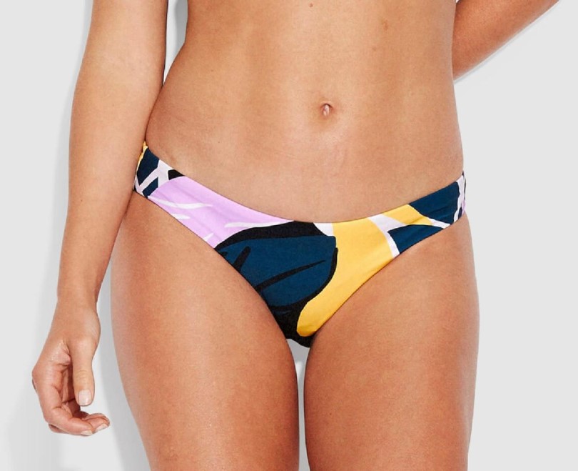 Blau Seafolly Cut Copy Hipster Badeanzug Unterteil Damen Rei Coop