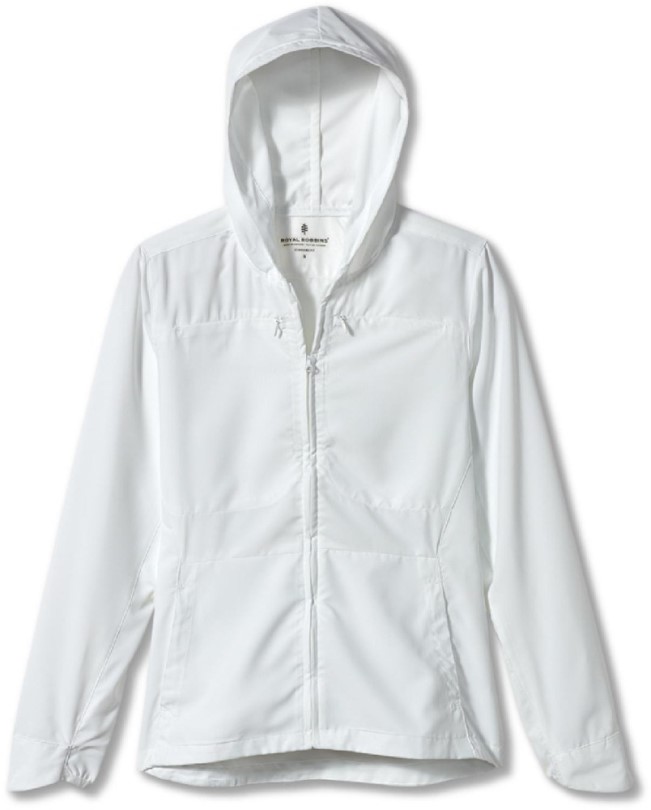 Rei Coop Weiß Royal Robbins Expedition Durchgehender Reißverschluss Damen
