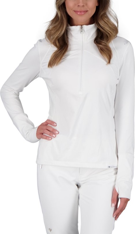 Rei Coop Obermeyer Anya Sc Half-zip Pullover Damen Weiß