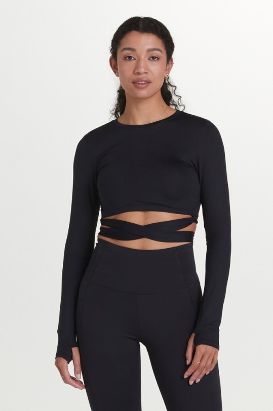 Rei Coop Lole Burst Langarmtop Damen Schwarz