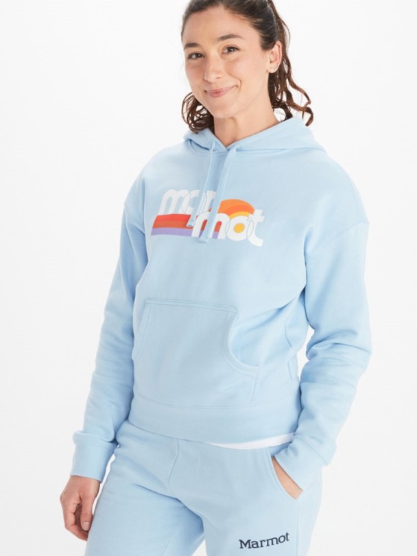 Rei Coop Blue Marmot Oceanside Pullover Hoodie Damen