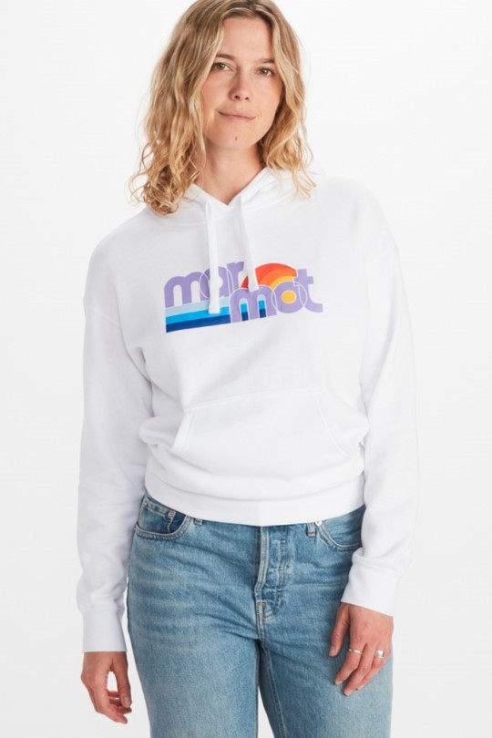 Rei Coop Marmot Oceanside Pullover Hoodie Damen Weiß