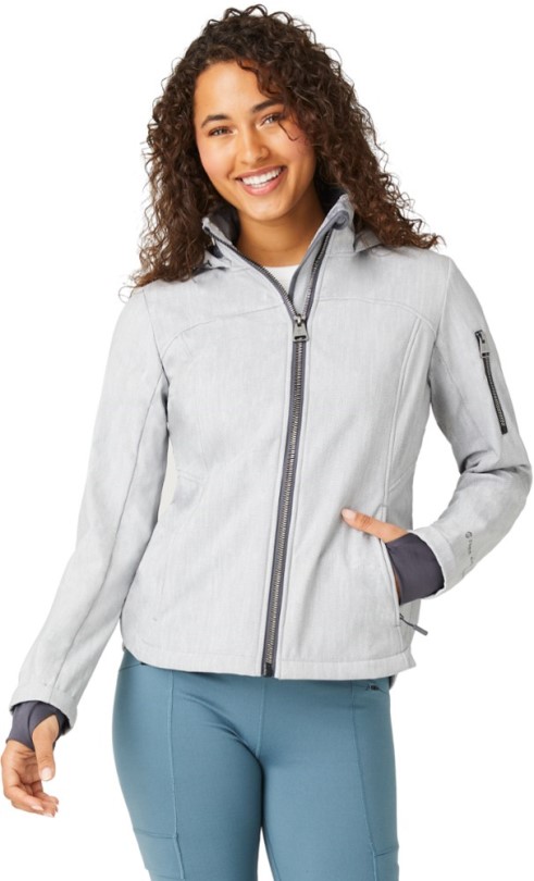 Free Country Shale Supersoftshelljacke Damen Silber Rei Coop