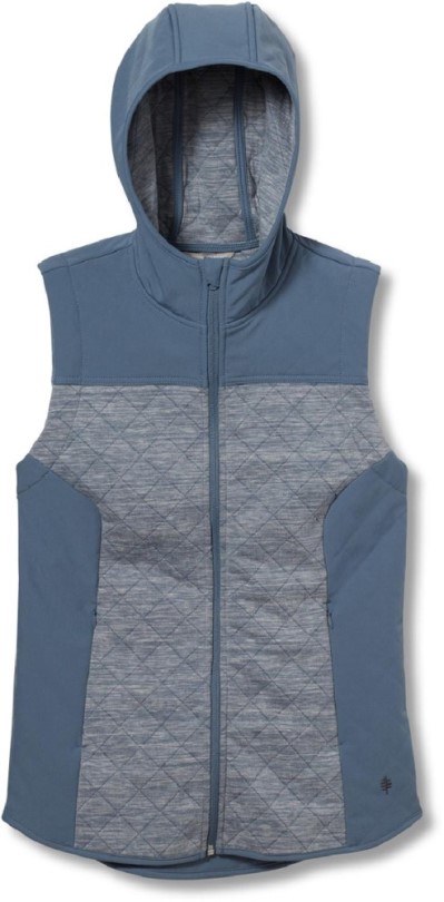 Rei Coop Royal Robbins Shadowquilt Kapuzenweste Damen Sea