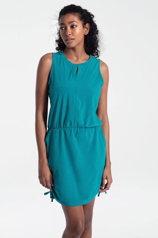 Rei Coop Smaragdgrünes Lole-gateway-ärmelloses Kleid