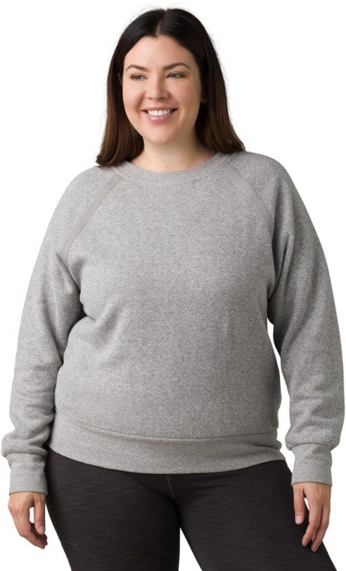 Prana Cosy Up Sweatshirt Damen Plus Größen Grau Rei Coop