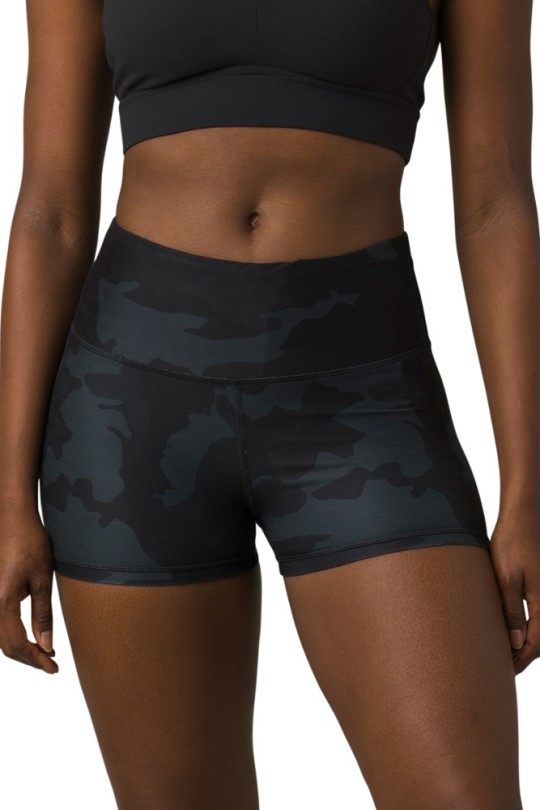 Prana Layna Shorts Damen Black Camo Rei Co-op