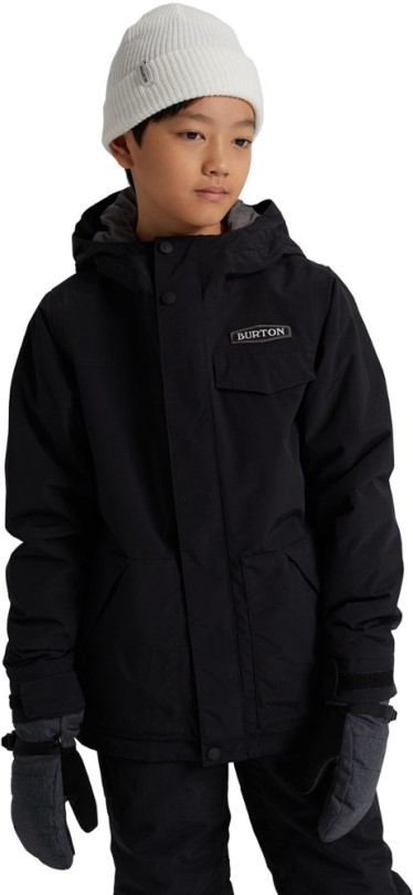 Burton Dugout Isolierte Jacke Jungen Rei Coop True Black
