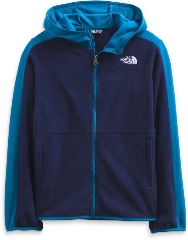 Navy Rei Co-op The North Face Glacier Fleece-Hoodie Mit Durchgehendem Reißverschluss Für Jungen