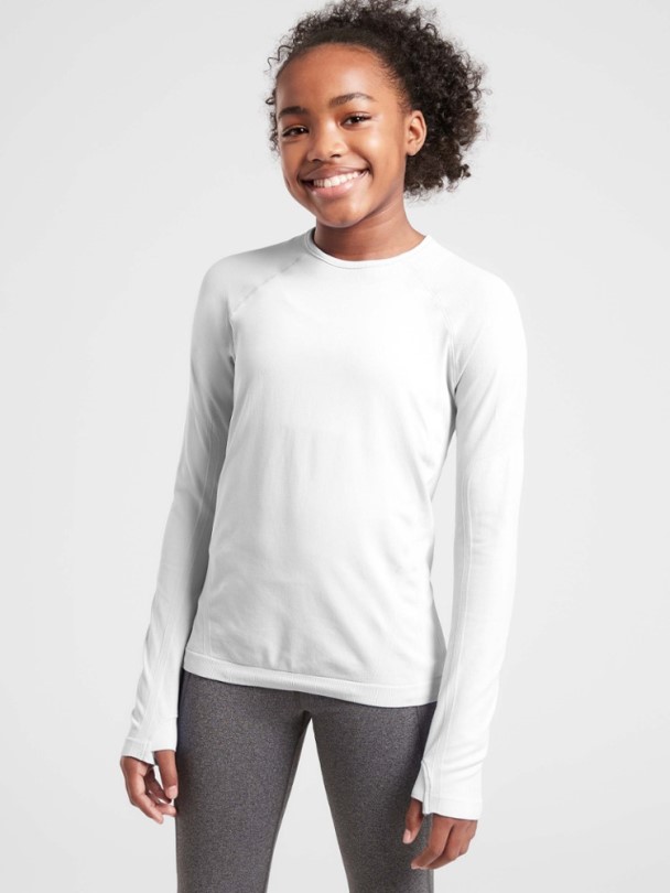 Athleta Power Up Top Mädchen Rei Coop Weiß