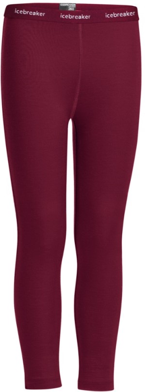 Icebreaker 260 Tech Thermische Basisschicht Leggings Kinder Cherry Rei Coop