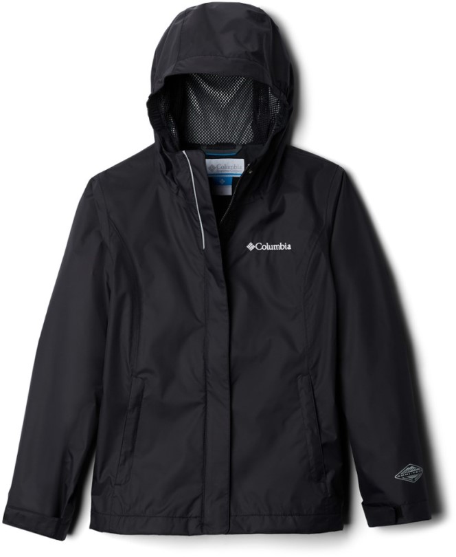 Schwarze Columbia Arcadia Regenjacke Mädchen Rei Coop