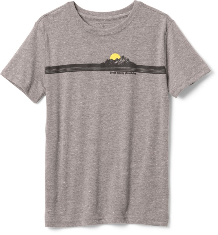 Graue Fäden 4 Dachte T-shirt Mit Rauchiger Berggrafik Kind Rei Coop
