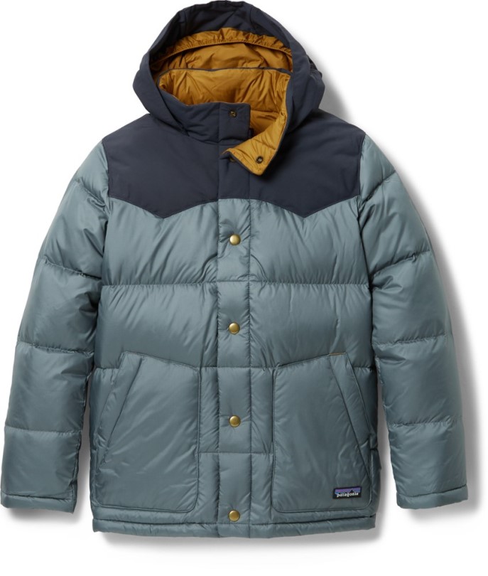 Rei Co-op Grauer Patagonia Bivy Daunen Hoodie Jungen