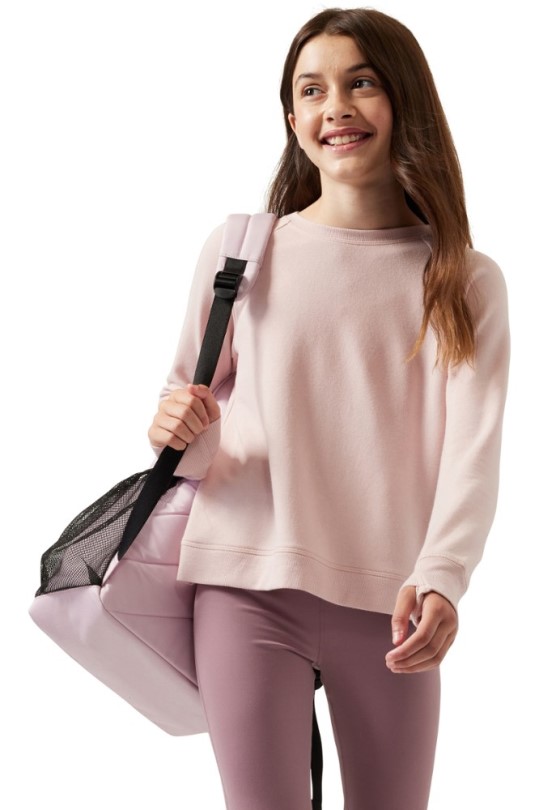 Pink Rei Coop Athleta Kreuz Deine Daumen Sweatshirt Mädchen