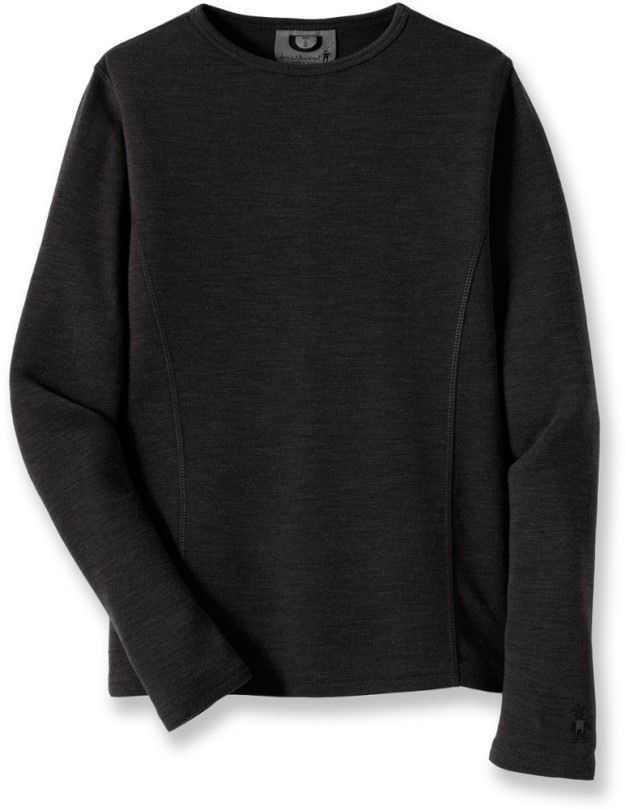 Smartwool Classic Thermal Merino Crew Baselayer Top Kid Black Rei Coop