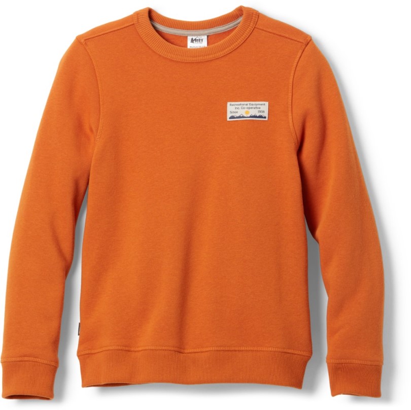 Land And Sea Rei Co-op Patch Crew Sweatshirt Kind
