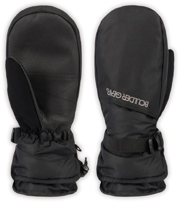Boulder Gear Board Isolierte Fäustlinge Kid Rei Coop Schwarz