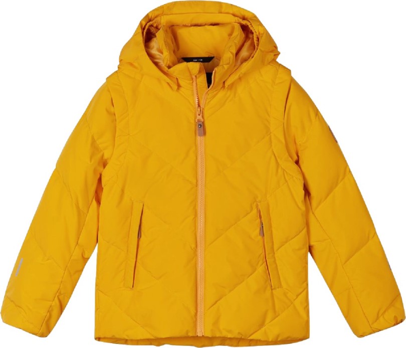 Rei Coop Reima Porosein Kaffeebohnen Shimmer 2-in-1 Daunenjacke Kind Orange