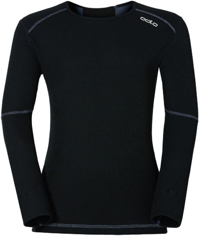 Odlo Active X-warm Langarm Unterwäsche Top Kind Schwarz Rei Coop