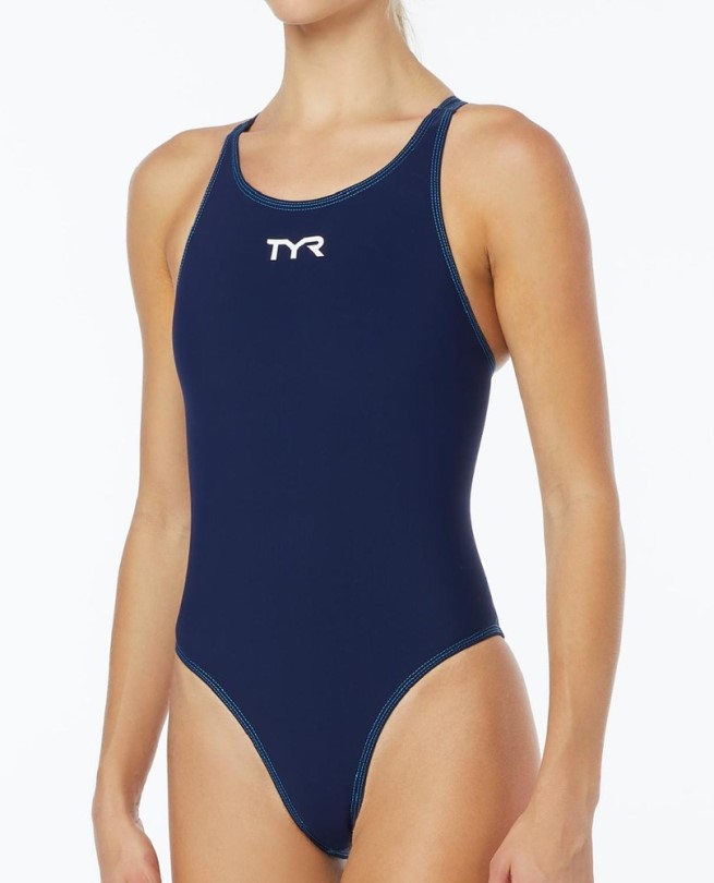 Blue Tyr Thresher Solids Aerofit Einteiliger Badeanzug Mädchen Rei Coop