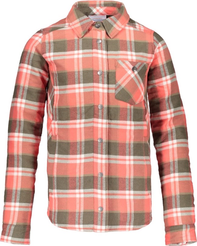 Coral Berm Obermeyer Avery Flanell Isolierte Hemdjacke Coral Berm Plaid Kid Rei Co-op