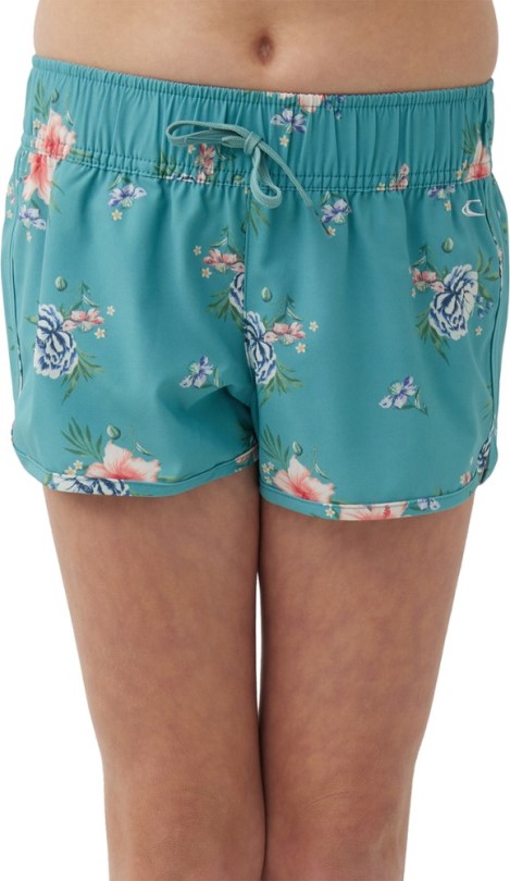 Rei Co-op Teal O'Neill Lane Bedruckte Stretch 2 Boardshorts Für Kinder